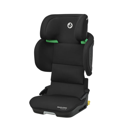 Maxi-Cosi Tanza i-Size, High Back Booster Seat, 3.5–12 years, 100–150cm, Compact Foldable Car Seat, 10 Headrest Positions, G-CELL Side Impact Protection, Padded & Elevated Kids Car Seat, Full Black