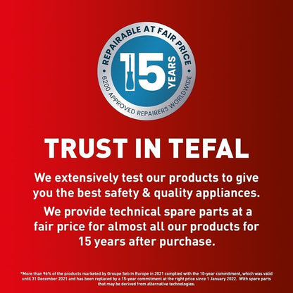 Tefal Easy Fry Dual Zone Digital Air Fryer, 2 Drawers, 8.3L, 8in1, Air Fry, Extra Crisp, Roast, Bake, Reheat, Dehydrate, 6 Portions, Non-Stick, Dishwasher Safe Baskets, Black & Metal EY901840