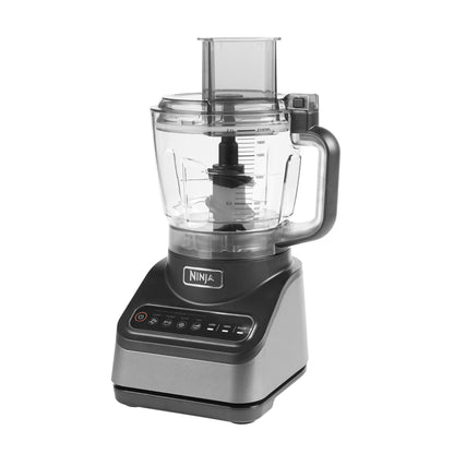 Ninja Food Processor with 4 Automatic Programs; Chop, Puree, Slice, Mix, and 3 Manual Speeds, 2.1L Bowl, Chopping, Slicing & Dough Blades, 850W, Dishwasher Safe Parts, Black BN650UK